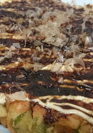 豆腐をつなぎにお好み焼き-レシピのメイン写真