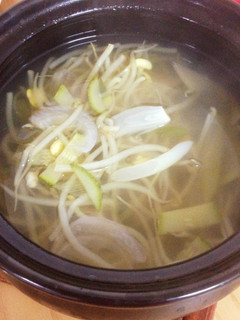 韓国料理 豆もやしスープ-レシピのメイン写真