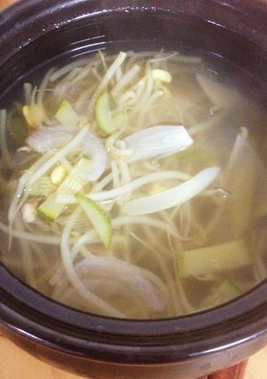 韓国料理 豆もやしスープ-レシピのメイン写真
