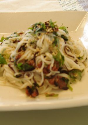 さっぱりうまい！梅☆しそ☆塩昆布そうめん-レシピのメイン写真