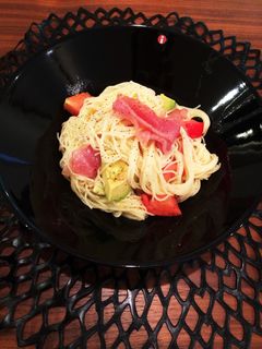 アボカドと生ハムの冷製パスタ♪-レシピのメイン写真
