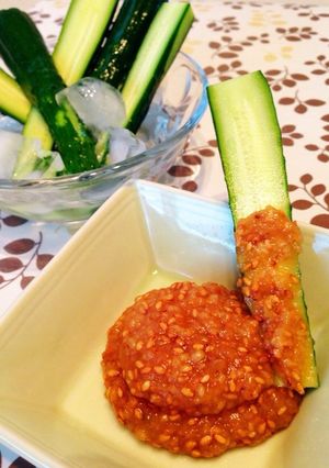きゅうりに合う!簡単ゴマ味噌-レシピのメイン写真