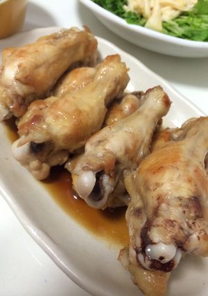 煮卵の漬け汁を活用☆骨付き鶏の照り焼き-レシピのメイン写真