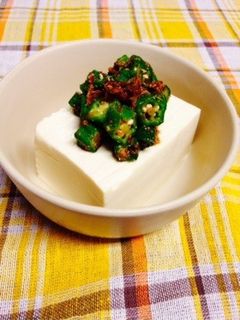 レンジで簡単!おくらの和え物-レシピのメイン写真