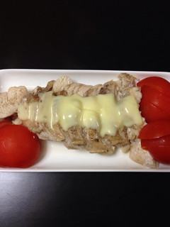 *鶏ササミのチーズがけ*-レシピのメイン写真