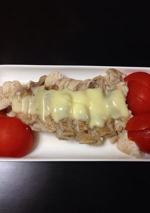 ＊鶏ササミのチーズがけ＊-レシピのメイン写真