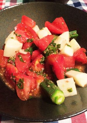 さっぱり 夏野菜の胡麻ポン酢和え-レシピのメイン写真