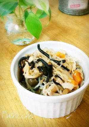 健康美人♥乾物ときのこの甘煮-レシピのメイン写真