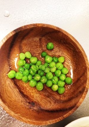 離乳食☆グリーピースの皮むき☆-レシピのメイン写真