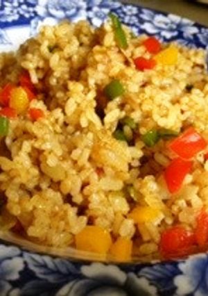 カラフル3色カレーピラフ-レシピのメイン写真