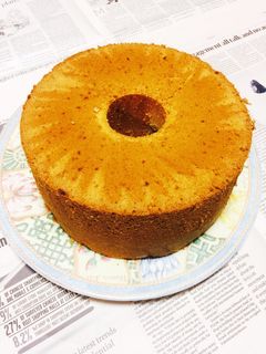失敗しない基本のプレーンシフォンケーキ-レシピのメイン写真