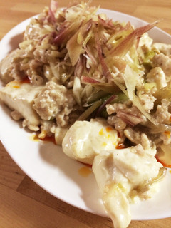 簡単!豆腐とひき肉の白い麻婆-レシピのメイン写真