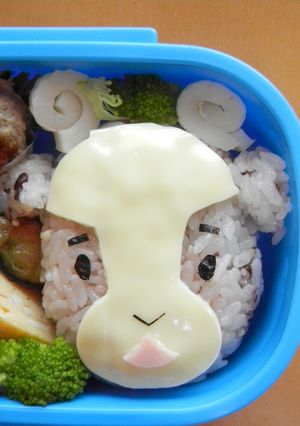 キャラ弁☆ポコポッテイトのメーコブ-レシピのメイン写真