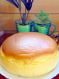 チーズスフレケーキ-レシピのメイン写真