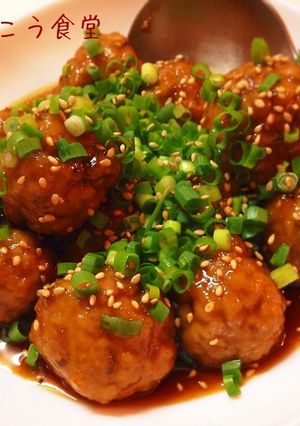 酒のつまみにも!肉団子-レシピのメイン写真