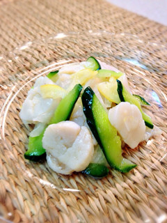ホタテと野菜の塩レモン和え♬-レシピのメイン写真