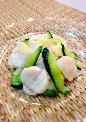 ホタテと野菜の塩レモン和え♬-レシピのメイン写真