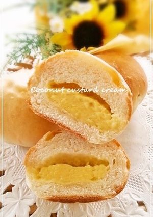 卵黄1個で♡ココナッツカスタードクリーム-レシピのメイン写真