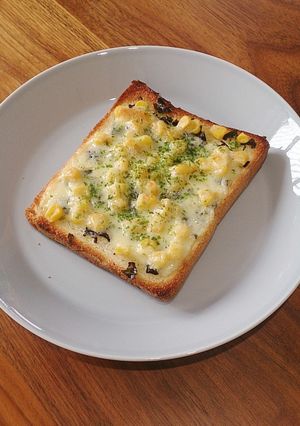 絶対美味しい↑のりチーズコーントースト-レシピのメイン写真