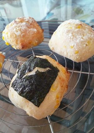 コーンと米粉のパン-レシピのメイン写真