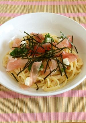 夏のランチに！明太マヨの冷製パスタ☆-レシピのメイン写真