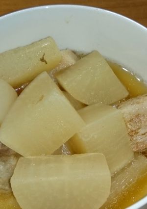 大根と豚バラブロックの煮物-レシピのメイン写真