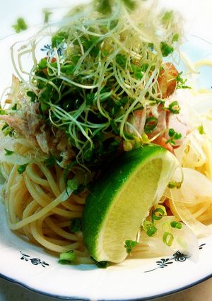 トッピングが楽しい和風冷製パスタ-レシピのメイン写真