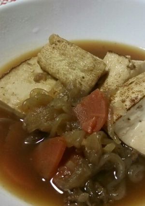肉じゃがリメイクその１ 肉豆腐-レシピのメイン写真