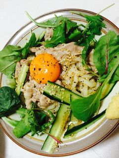 麺つゆでできる!豚しゃぶ冷やしうどん♡-レシピのメイン写真