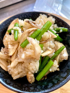 最強コンビ飯❤️舞茸&ニンニクの芽炒めご飯-レシピのメイン写真