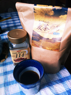 インスタント珈琲の麦茶割り-レシピのメイン写真