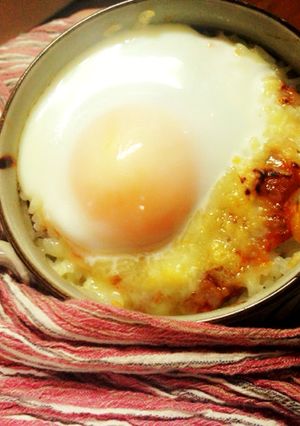 半熟たまごチーズご飯♡-レシピのメイン写真