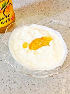 ダイエットにも☆柚子茶ヨーグルト-レシピのメイン写真
