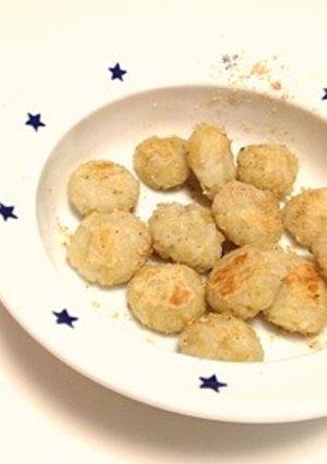 【離乳食】後期☆さつまいもとご飯のおやき-レシピのメイン写真