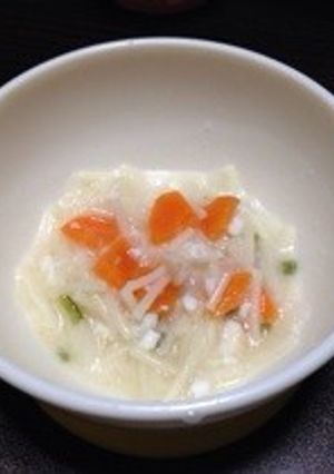 完了期 スープパスタ-レシピのメイン写真