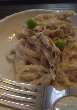 大葉にんにく醤油の白和えパスタ-レシピのメイン写真