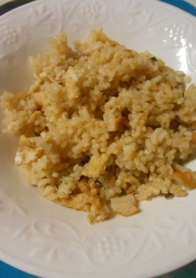 ちくわと油揚げの炊き込み玄米ご飯-レシピのメイン写真