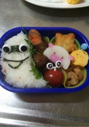 妖怪ウォッチキャラ弁-レシピのメイン写真