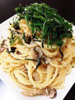 簡単☆たらことキノコの和風スパゲティ-レシピのメイン写真