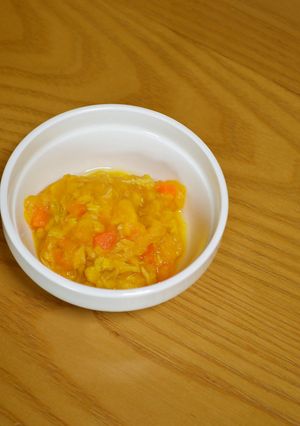 離乳食*後期～『サバ入りかぼちゃサラダ』-レシピのメイン写真