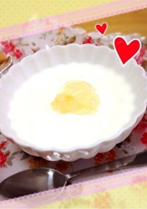 簡単☆レモンヨーグルトババロア☆-レシピのメイン写真