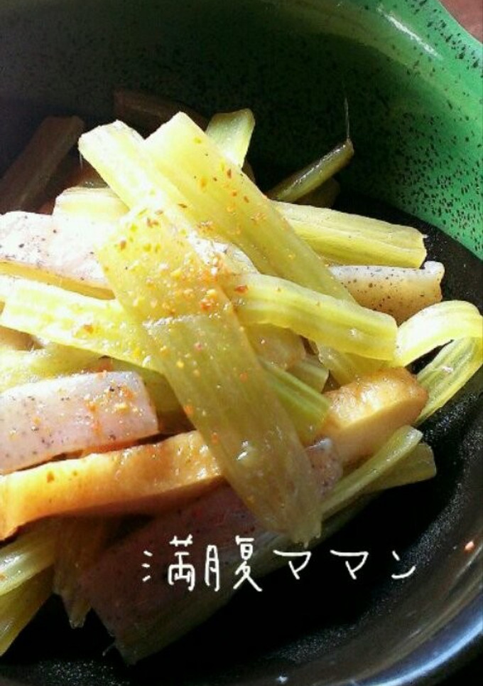 簡単★ふきのめんみ炒り煮-レシピのメイン写真
