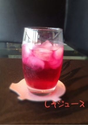 しそジュース-レシピのメイン写真
