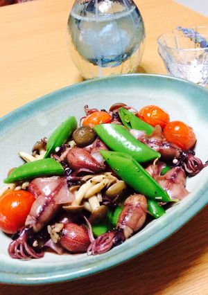 ホタルイカのアヒージョ風-レシピのメイン写真