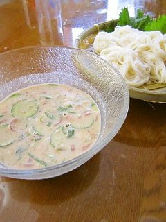 冷汁でそうめん♪-レシピのメイン写真