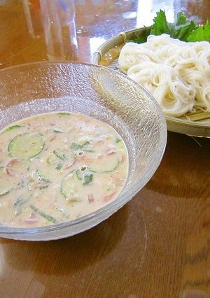 冷汁でそうめん♪-レシピのメイン写真