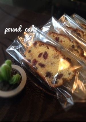 クランベリーとくるみのパウンドケーキ-レシピのメイン写真