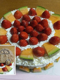 誕生日ケーキ-レシピのメイン写真