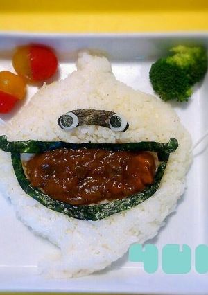 妖怪ウォッチ☆ウィスパーのデコカレー-レシピのメイン写真