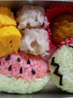 キャラ弁☆夏!!すいか-レシピのメイン写真